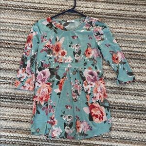 La Clef Floral Maternity Top